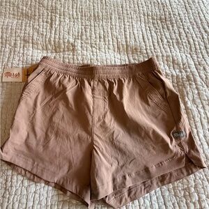 Marsh Wear Women's Dusty Rose Elastic Waist Shorts- XL NWT